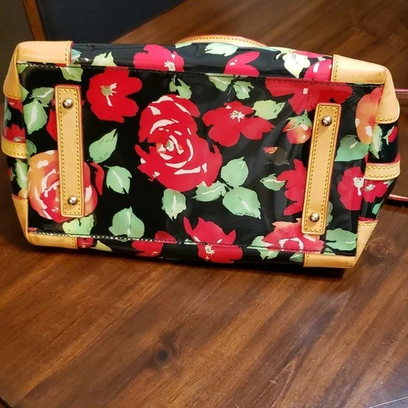 Dooney & Bourke Patent Leather Floral Bag - Picture 7 of 7